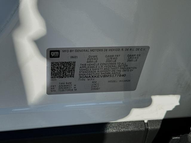 2021 Chevrolet Equinox Vehicle Photo in PITTSBURG, CA 94565-7121