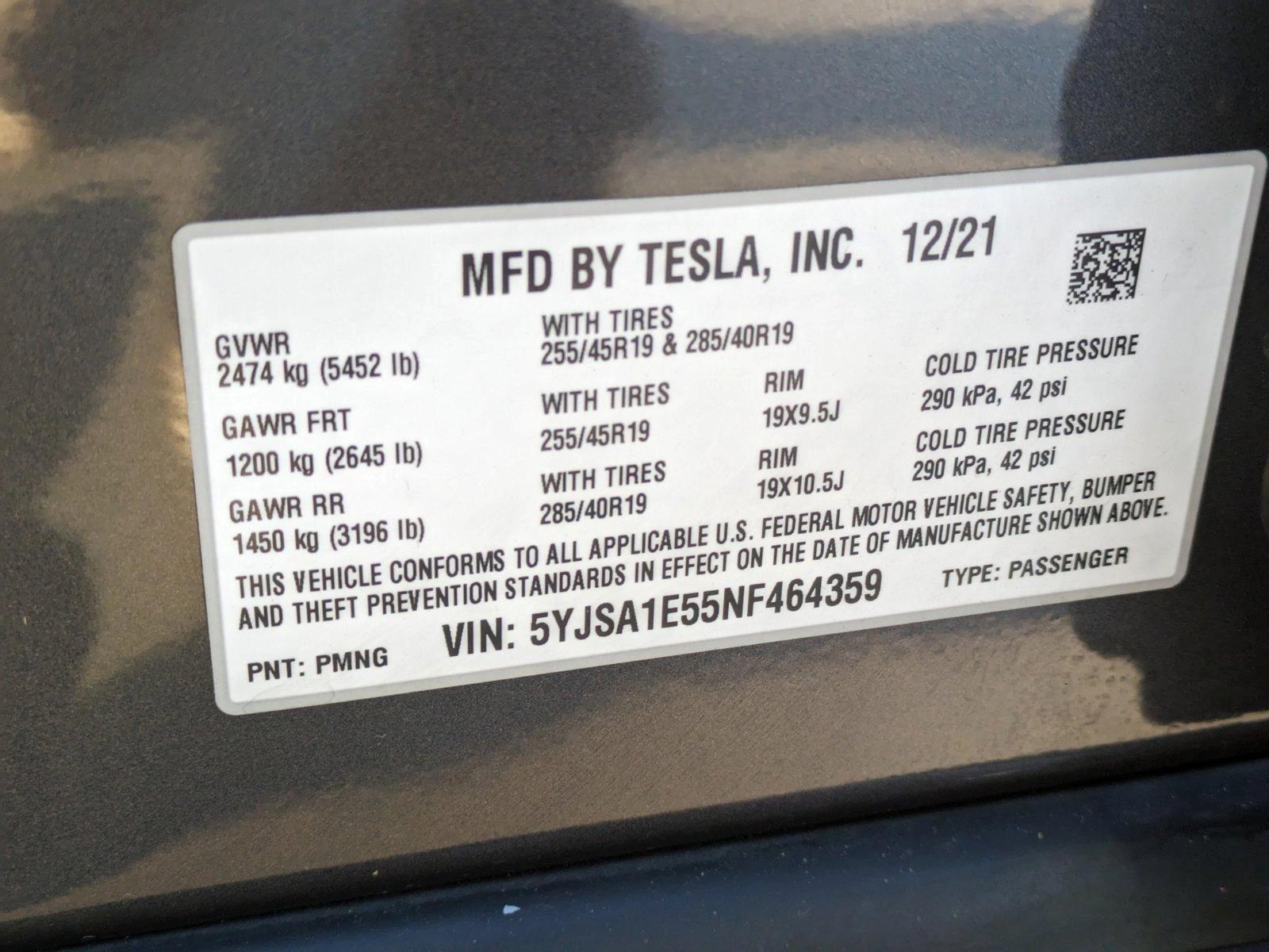 2022 Tesla Model S Vehicle Photo in Rockville, MD 20852