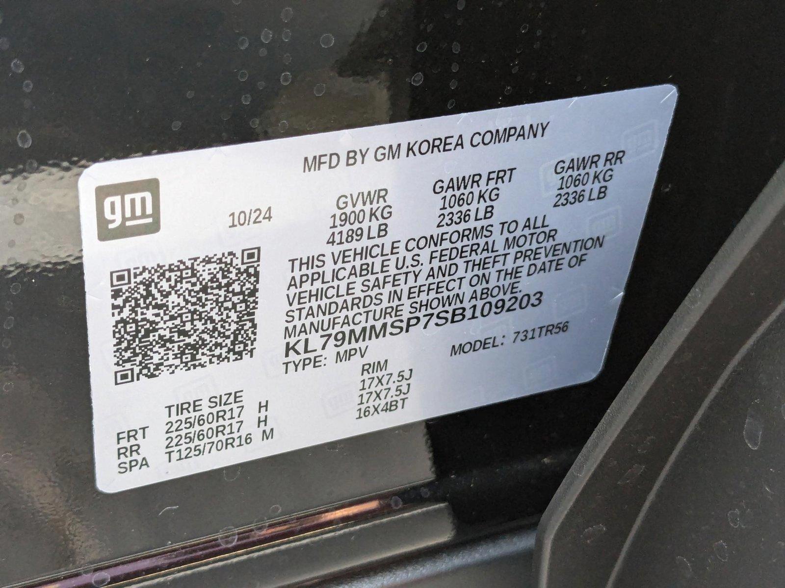 2025 Chevrolet Trailblazer Vehicle Photo in CLEARWATER, FL 33764-7163