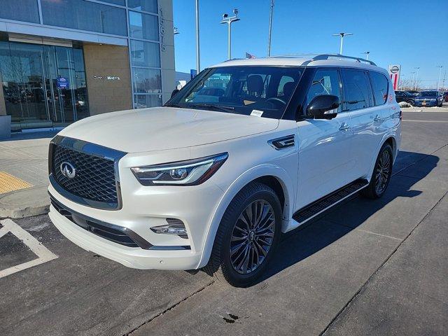 Certified 2024 INFINITI QX80 Sensory 4WD with VIN JN8AZ2BE3R9328251 for sale in Nampa, ID