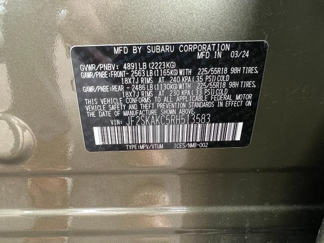 2024 Subaru Forester Vehicle Photo in Appleton, WI 54914