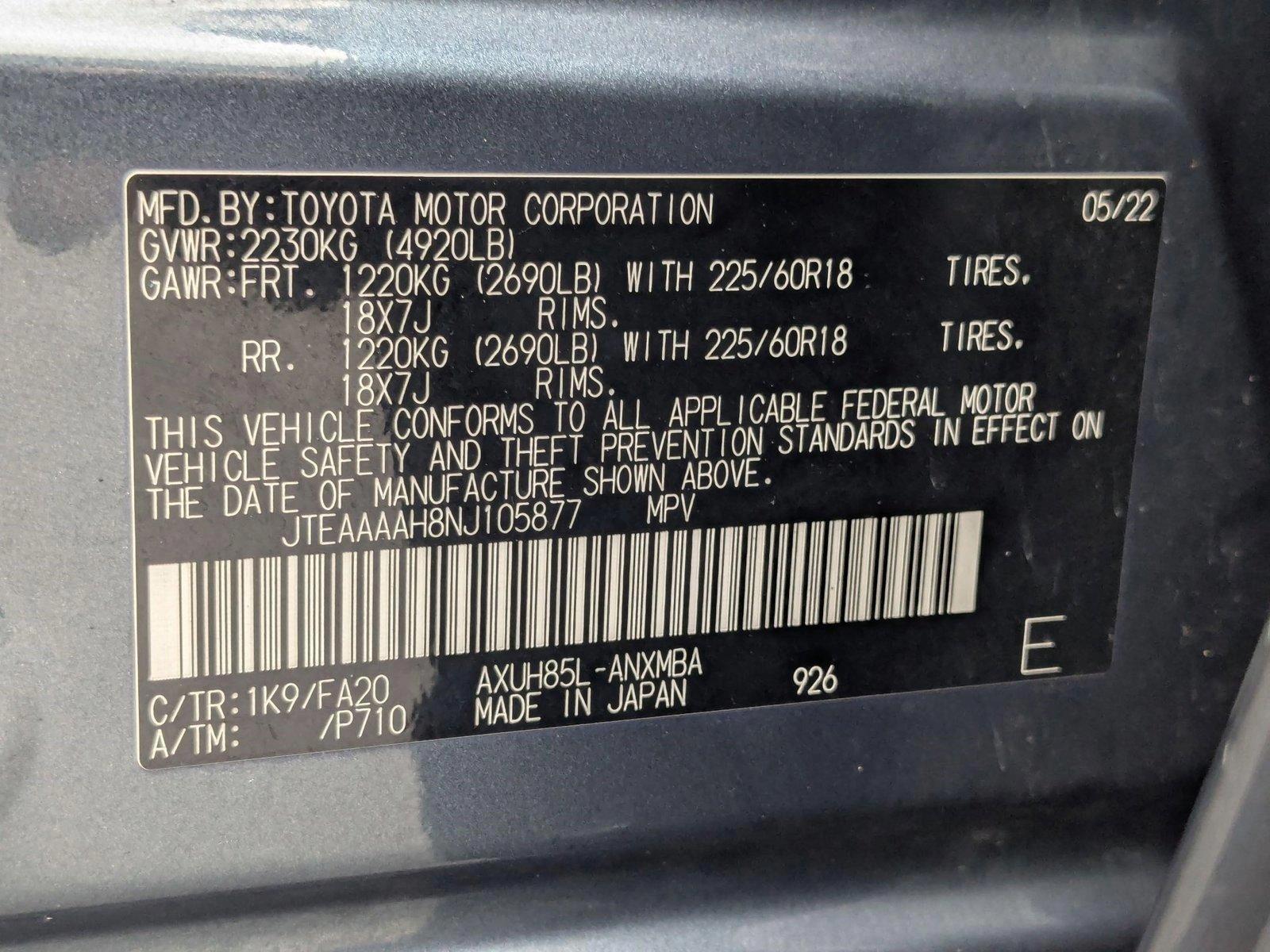 2022 Toyota Venza Vehicle Photo in Spokane Valley, WA 99212