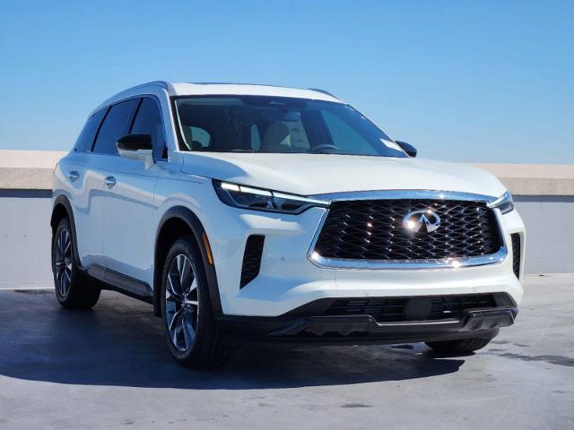 Certified 2025 INFINITI QX60 LUXE with VIN 5N1AL1FR8SC330702 for sale in Dallas, TX