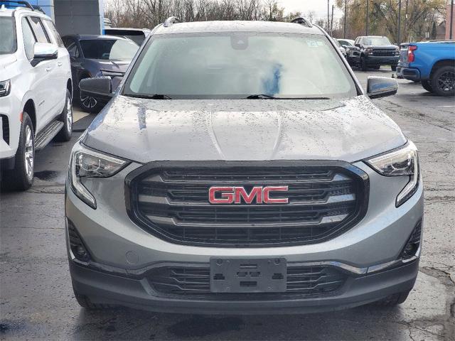 Used 2020 GMC Terrain SLT with VIN 3GKALVEV2LL162687 for sale in Albion, MI