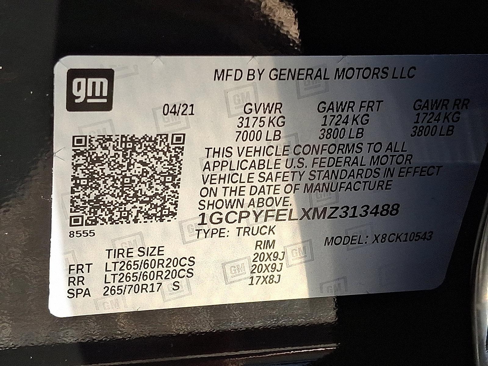 2021 Chevrolet Silverado 1500 Vehicle Photo in BETHLEHEM, PA 18017-9401