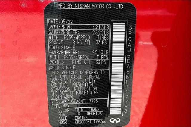 2022 INFINITI QX50 Vehicle Photo in San Antonio, TX 78230