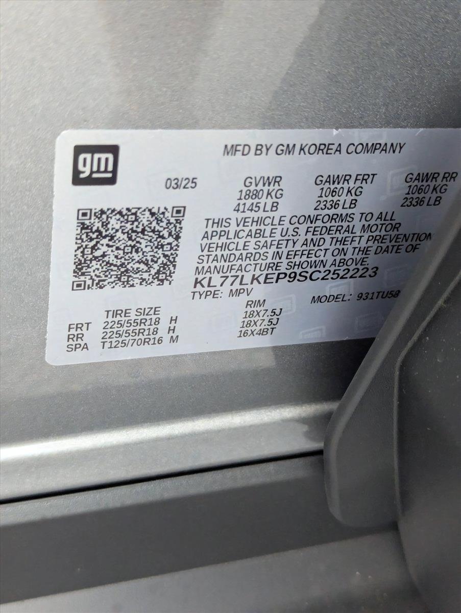 2025 Chevrolet Trax Vehicle Photo in GREENACRES, FL 33463-3207