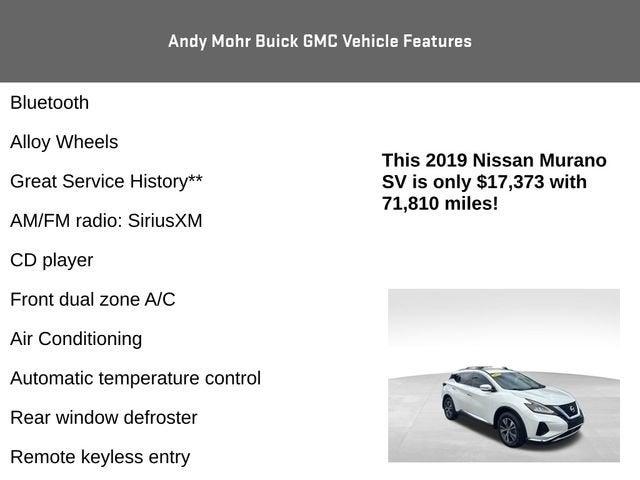 2019 Nissan Murano Vehicle Photo in Fishers, IN 46038