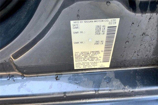 2019 Nissan Altima Vehicle Photo in TOPEKA, KS 66609-0000