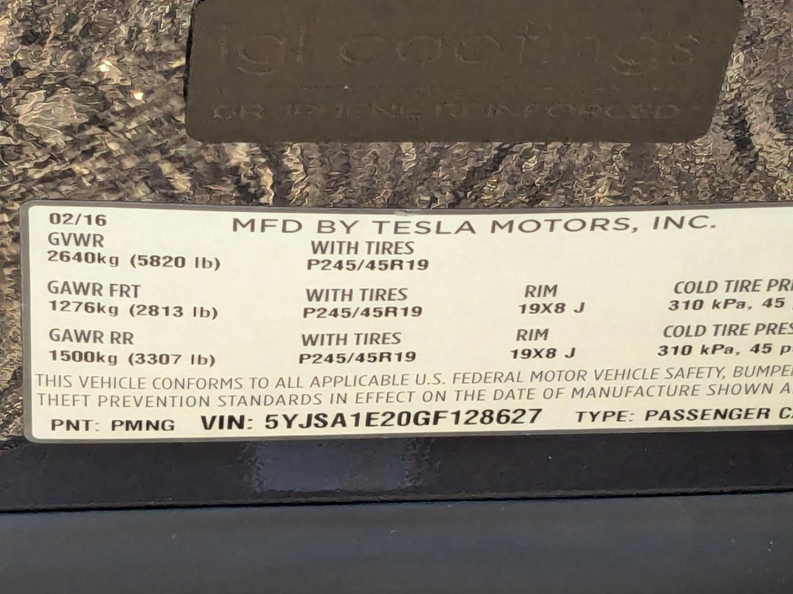 2016 Tesla Model S Vehicle Photo in St. Petersburg, FL 33713