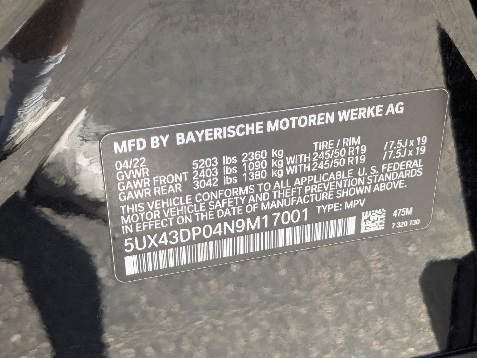 2022 BMW X3 sDrive30i Vehicle Photo in Valencia, CA 91355