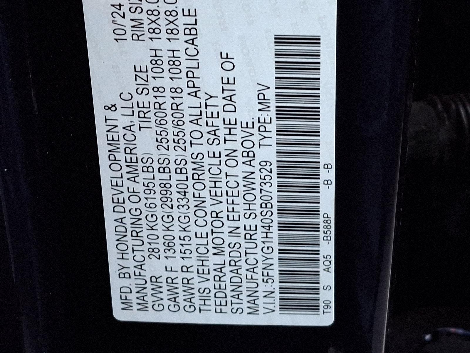 2025 Honda Pilot Vehicle Photo in Harrisburg, PA 17111