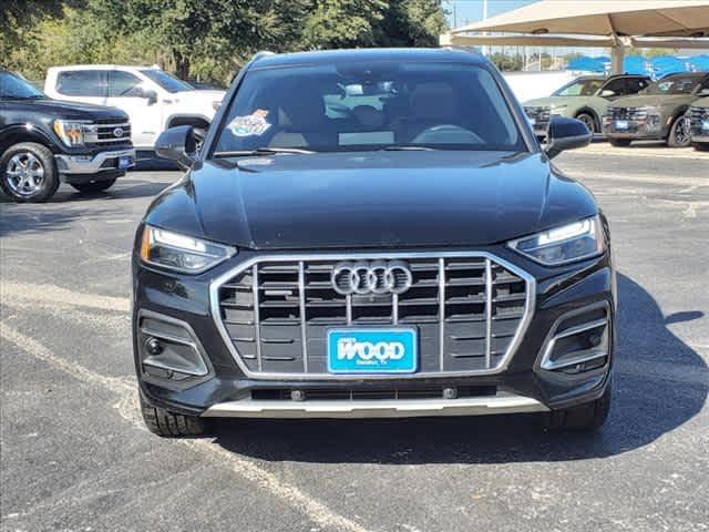 Used 2021 Audi Q5 Premium Plus with VIN WA1BAAFY5M2095779 for sale in Decatur, TX