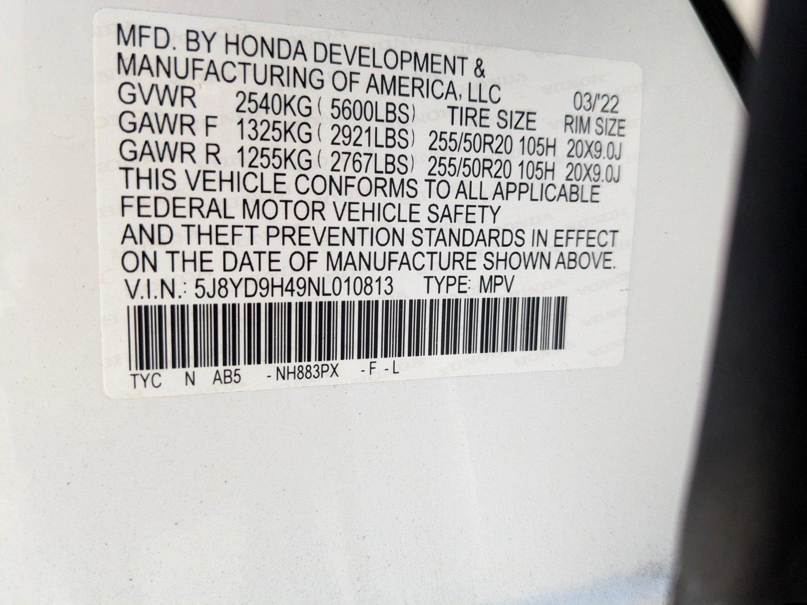 2022 Acura MDX Vehicle Photo in Sanford, FL 32771