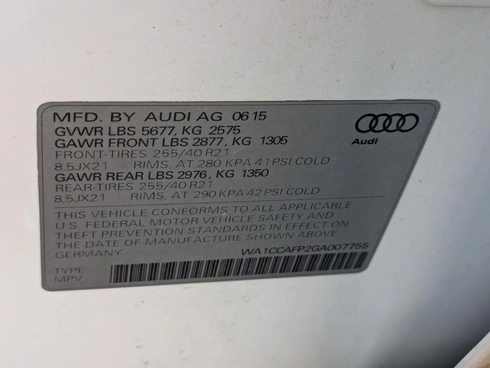 2016 Audi SQ5 Vehicle Photo in Tampa, FL 33614