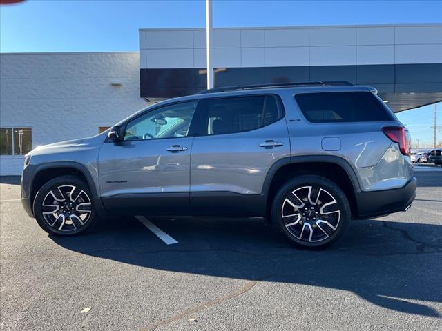 Used 2021 GMC Acadia SLT with VIN 1GKKNMLSXMZ200677 for sale in Columbia, IL