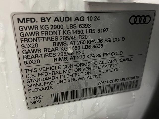 2025 Audi Q7 Vehicle Photo in Appleton, WI 54913