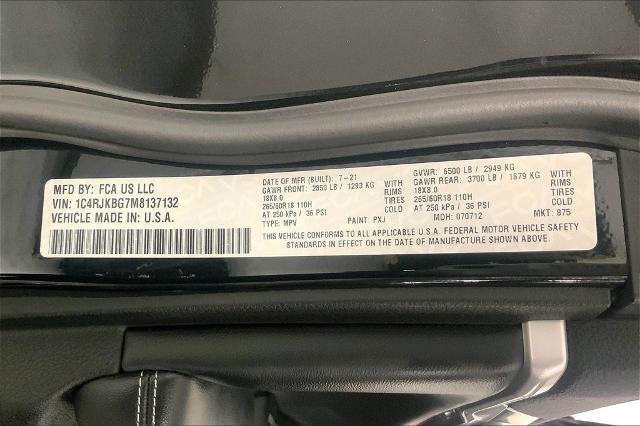 2021 Jeep Grand Cherokee L Vehicle Photo in Kansas City, MO 64114