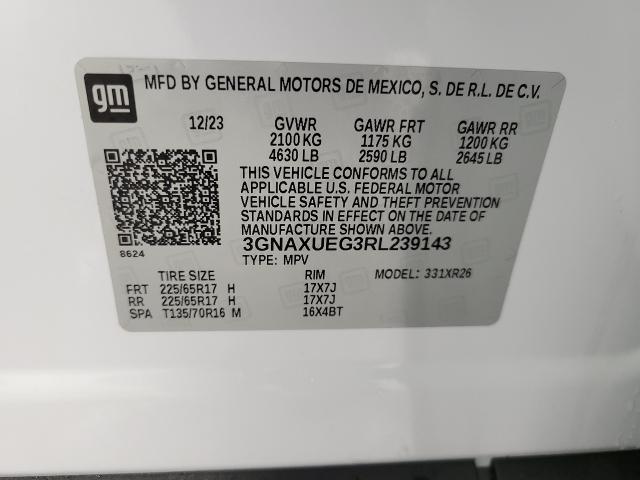 2024 Chevrolet Equinox Vehicle Photo in GREEN BAY, WI 54303-3330