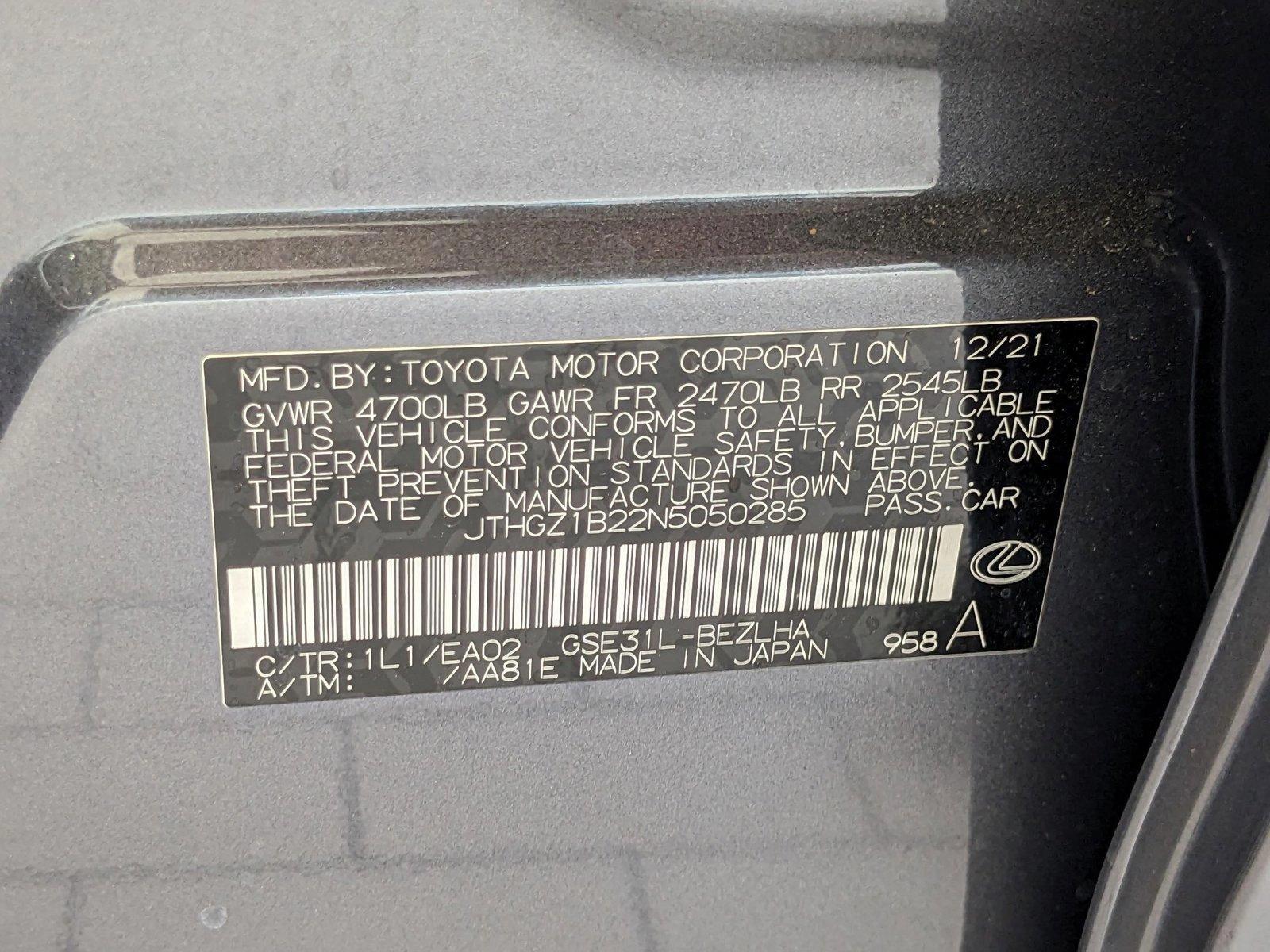2022 Lexus IS 350 Vehicle Photo in Tampa, FL 33614