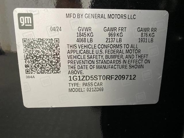 2024 Chevrolet Malibu Vehicle Photo in Appleton, WI 54913