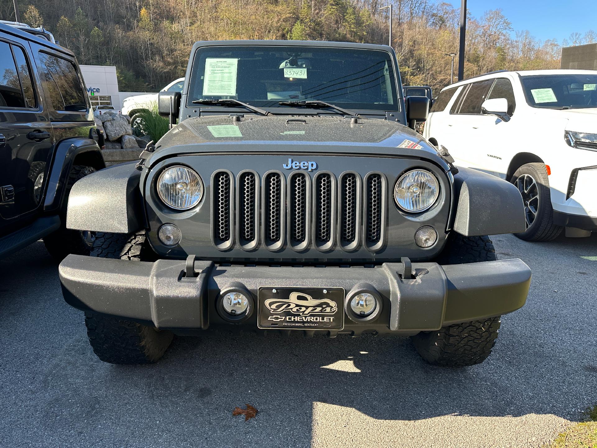 Used 2018 Jeep Wrangler JK Unlimited Sport S with VIN 1C4BJWDG2JL837431 for sale in Prestonsburg, KY