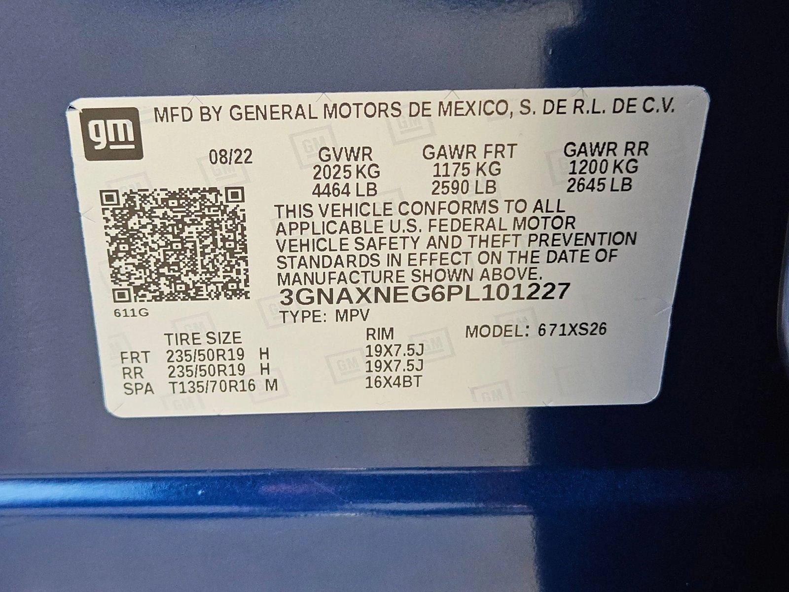 2023 Chevrolet Equinox Vehicle Photo in MESA, AZ 85206-4395