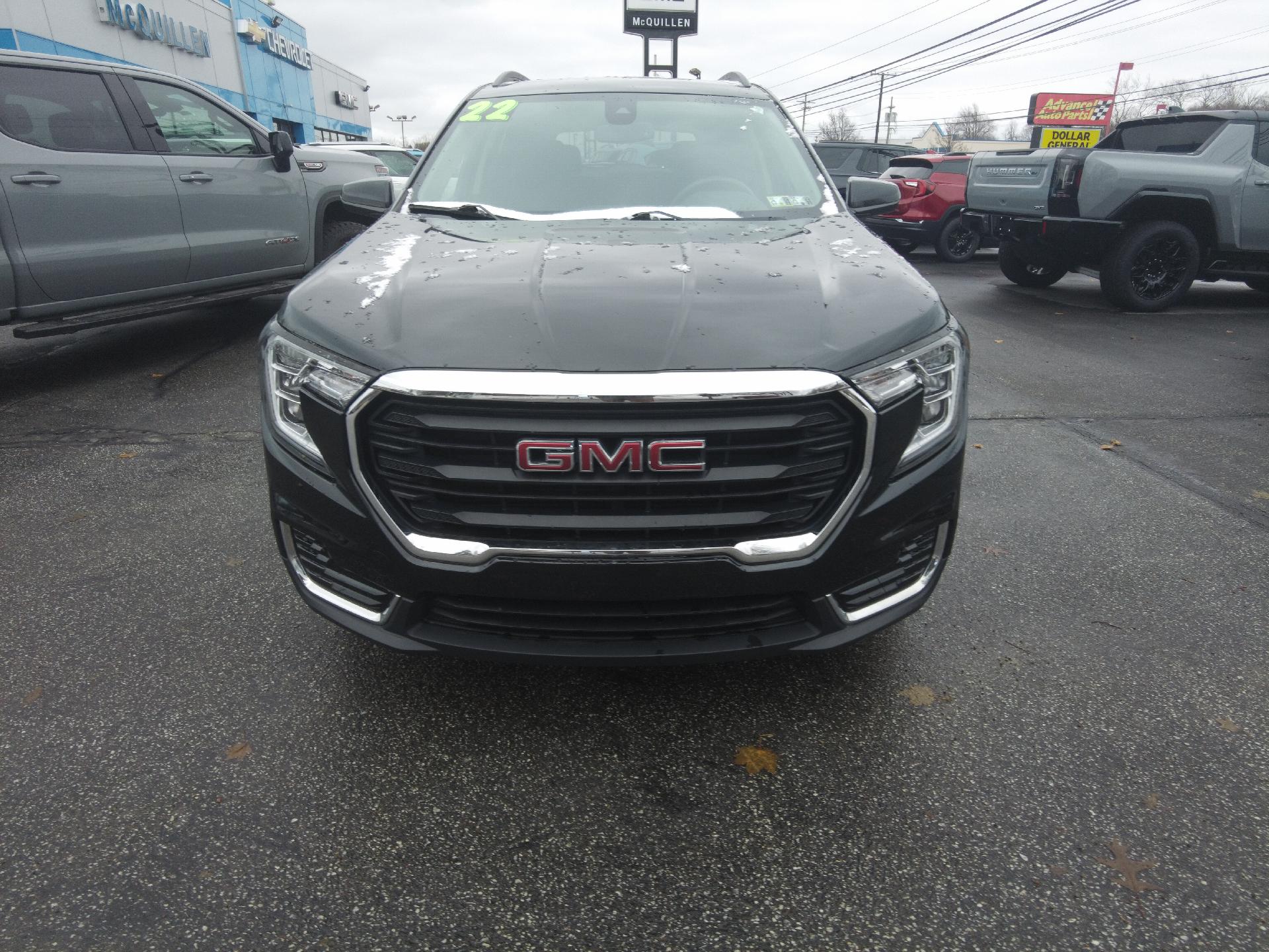 Used 2022 GMC Terrain SLE with VIN 3GKALTEV4NL211525 for sale in Girard, PA