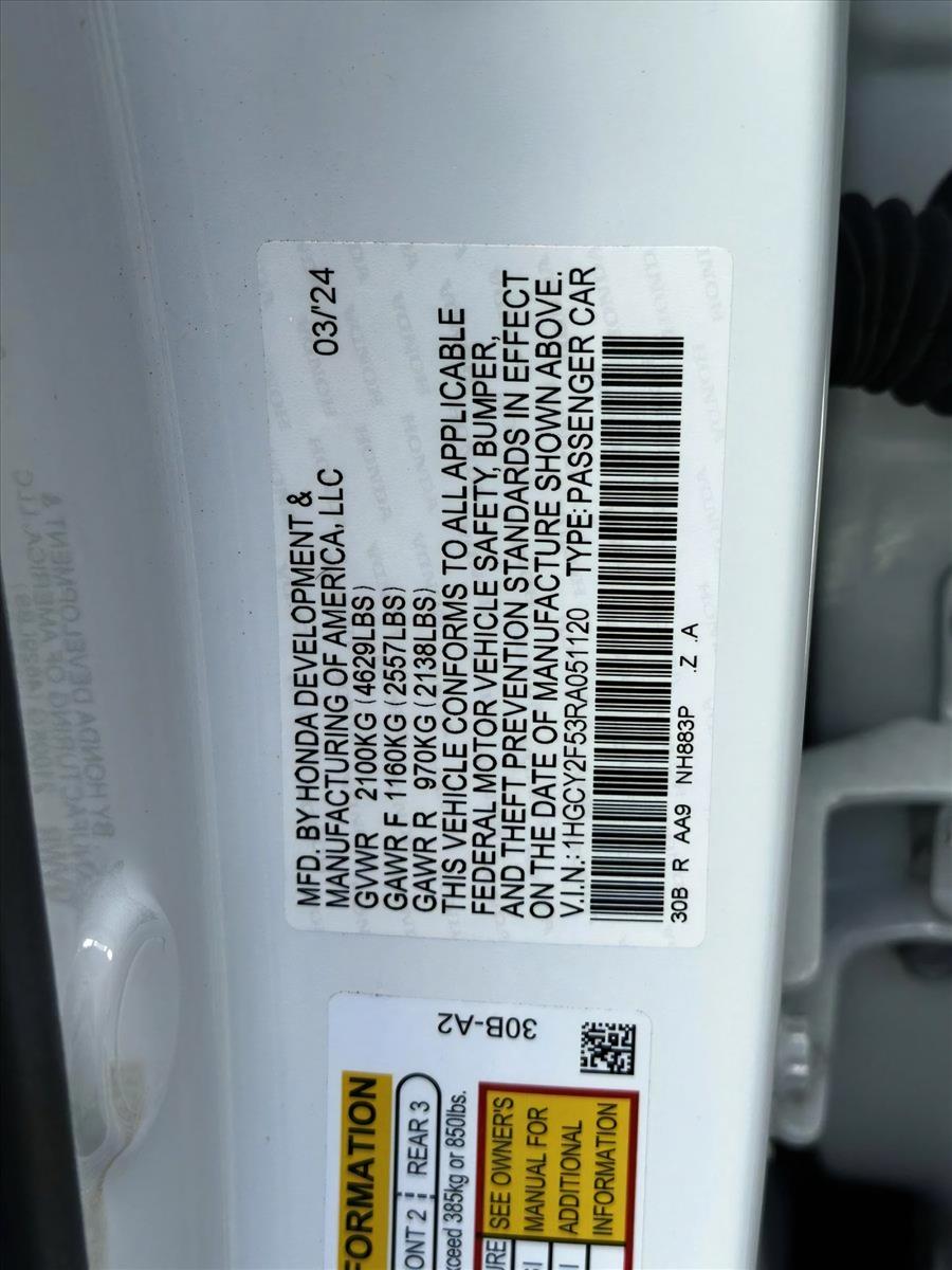 2024 Honda Accord Hybrid Vehicle Photo in Hollywood, FL 33021