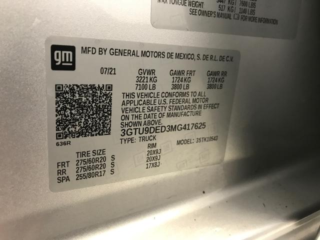 2021 GMC Sierra 1500 Vehicle Photo in GREEN BAY, WI 54303-3330