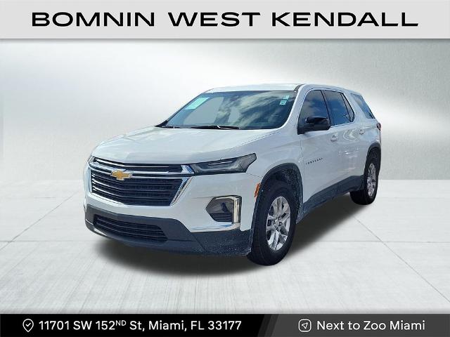 Used 2023 Chevrolet Traverse LS with VIN 1GNERFKW6PJ104861 for sale in Miami, FL