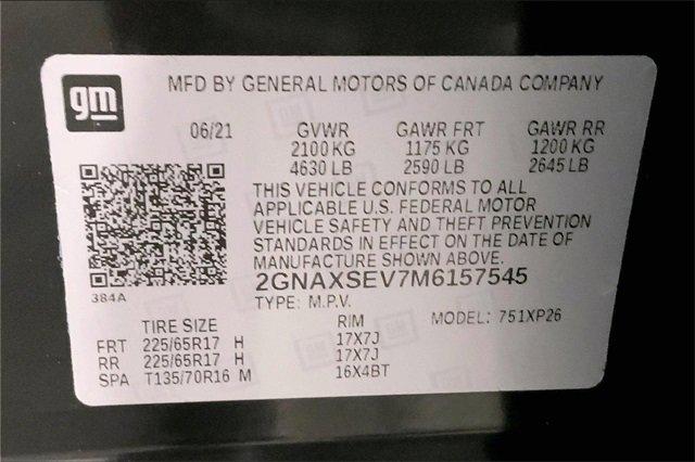 2021 Chevrolet Equinox Vehicle Photo in KANSAS CITY, MO 64114-4502