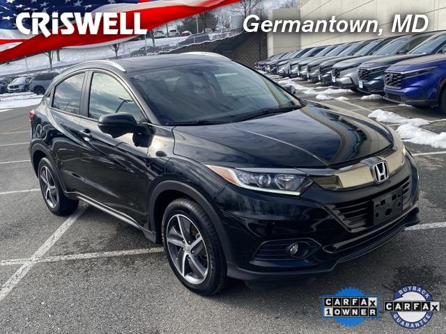 Used 2022 Honda HR-V EX with VIN 3CZRU6H56NM753853 for sale in Germantown, MD