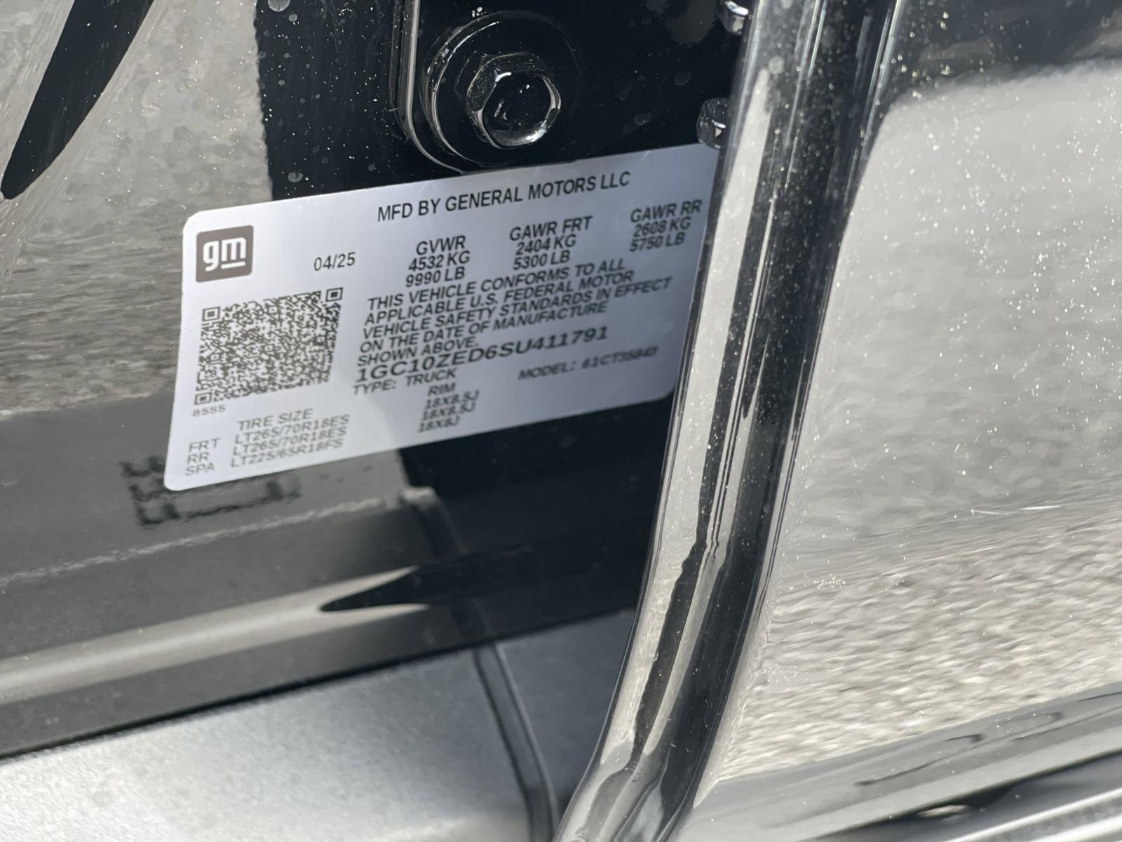2025 Chevrolet Silverado EV Vehicle Photo in BENTONVILLE, AR 72712-4322