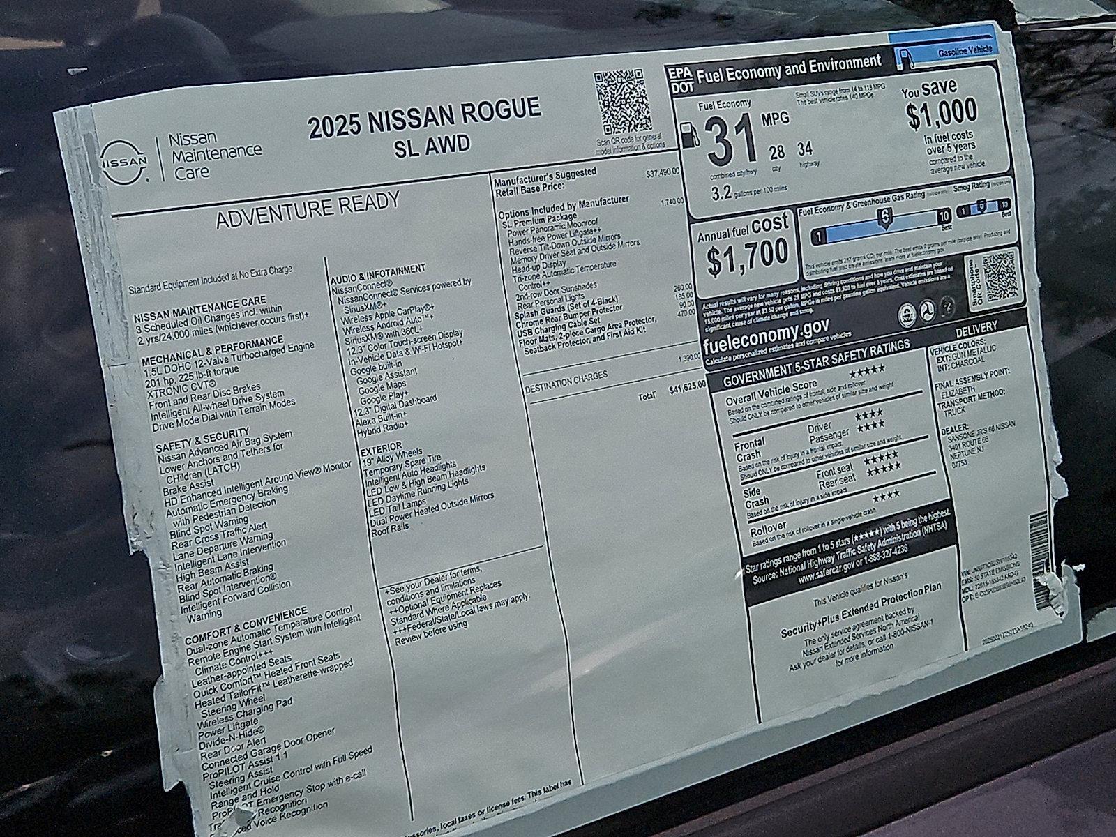2025 Nissan Rogue Vehicle Photo in Jenkintown, PA 19046