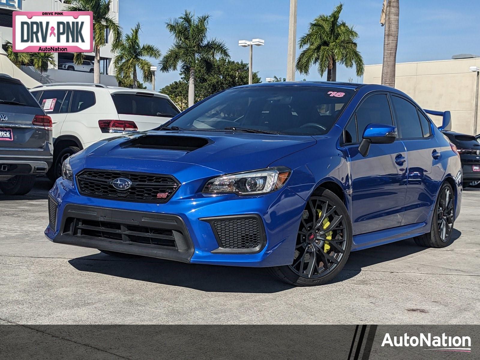 2018 Subaru WRX Vehicle Photo in MIAMI, FL 33172-3015