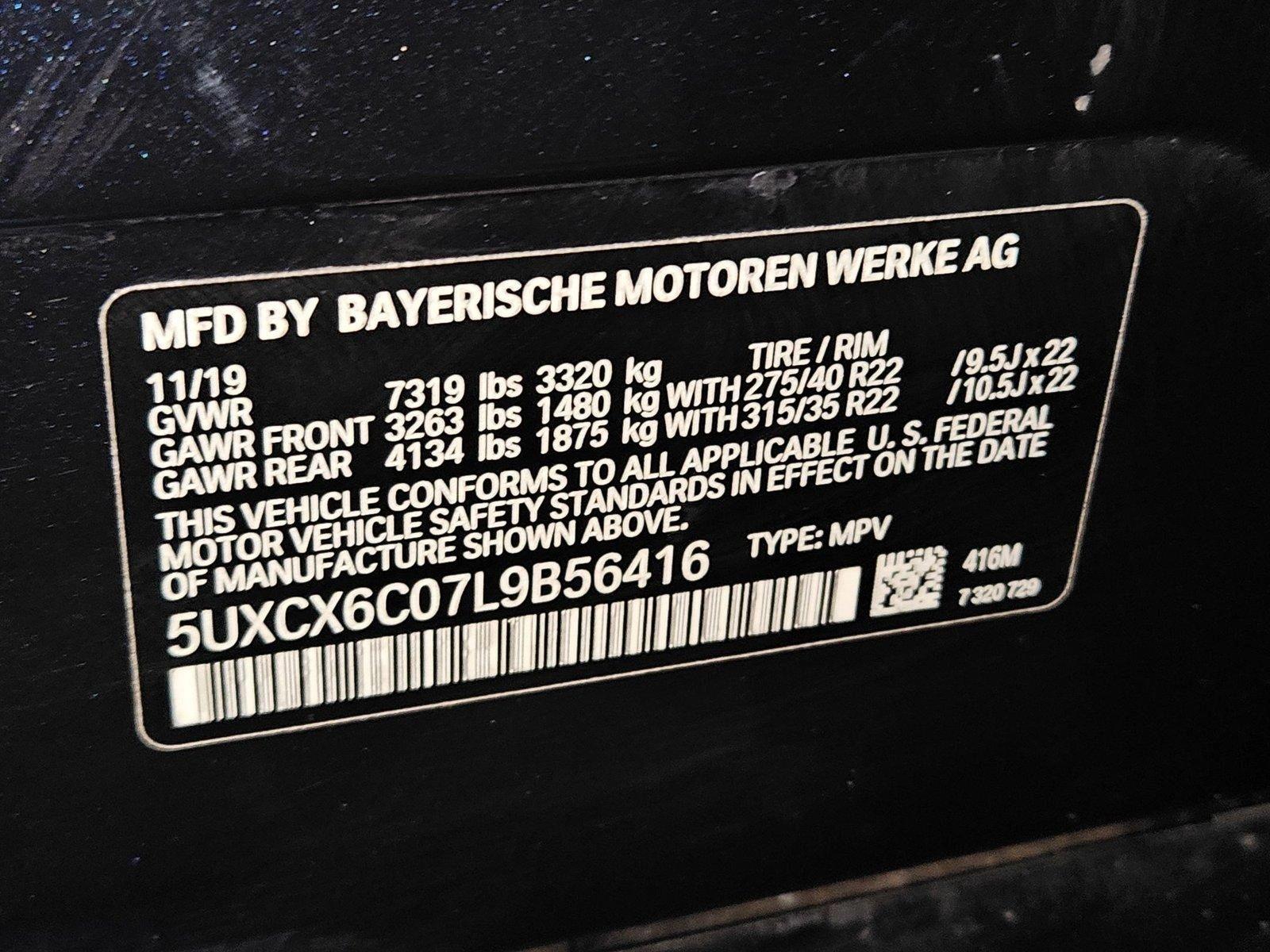 2020 BMW X7 M50i Vehicle Photo in Fort Lauderdale, FL 33316