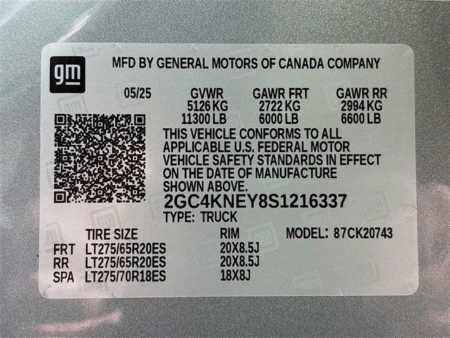 2025 Chevrolet Silverado 2500 HD Vehicle Photo in PUYALLUP, WA 98371-4149
