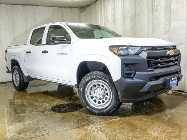 Certified 2024 Chevrolet Colorado Work Truck with VIN 1GCPTBEK7R1117111 for sale in Hodgkins, IL