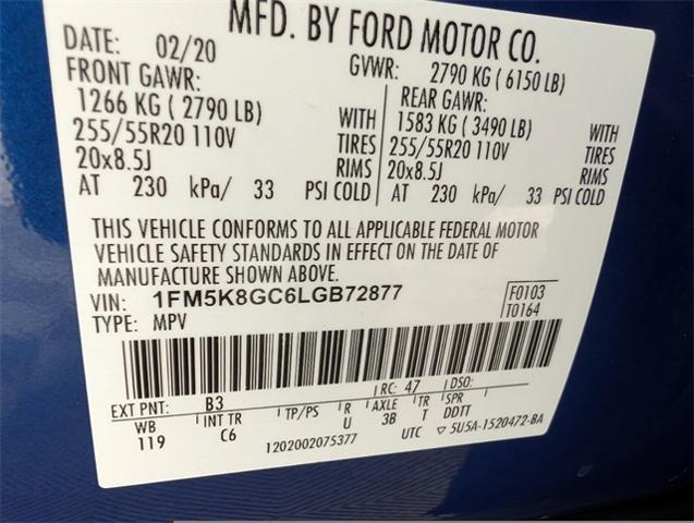 2020 Ford Explorer Vehicle Photo in ENGLEWOOD, CO 80113-6708