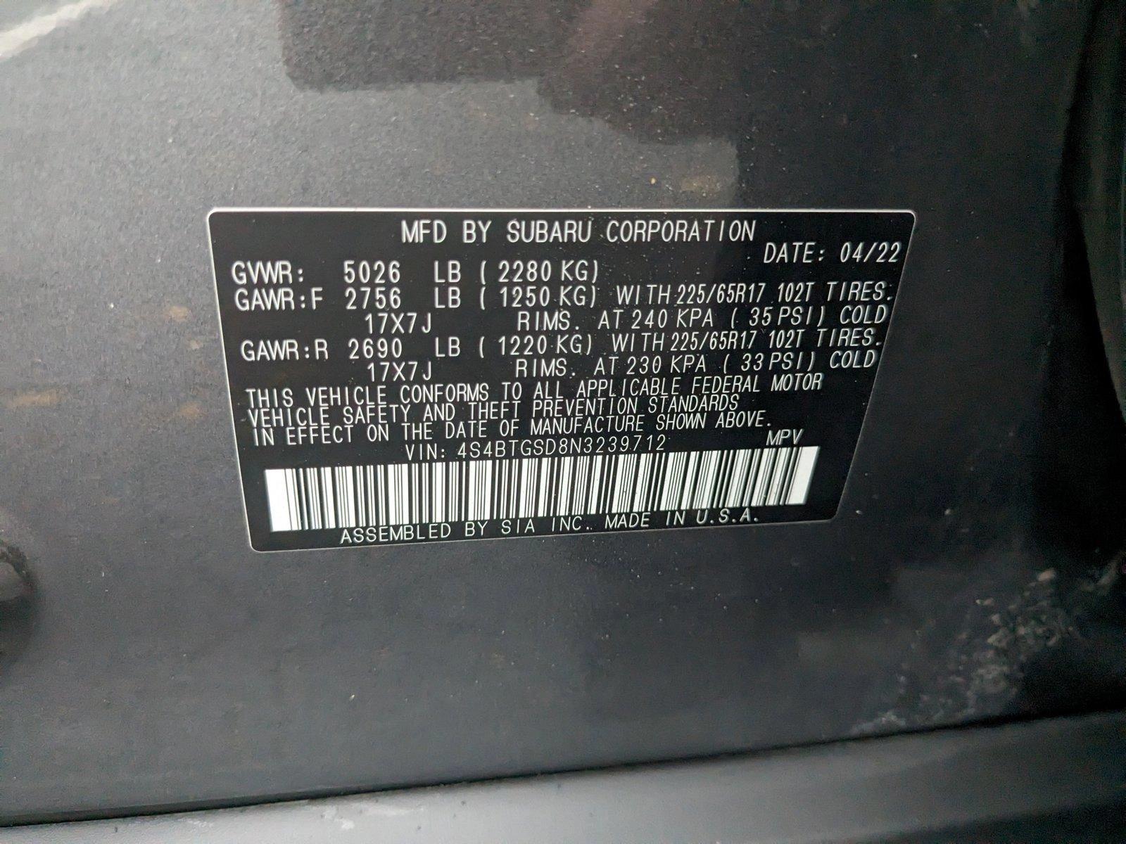 2022 Subaru Outback Vehicle Photo in Sanford, FL 32771