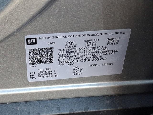 2025 Chevrolet Equinox Vehicle Photo in MILFORD, DE 19963-6122