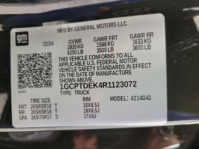2024 Chevrolet Colorado Vehicle Photo in OSHKOSH, WI 54904-7811