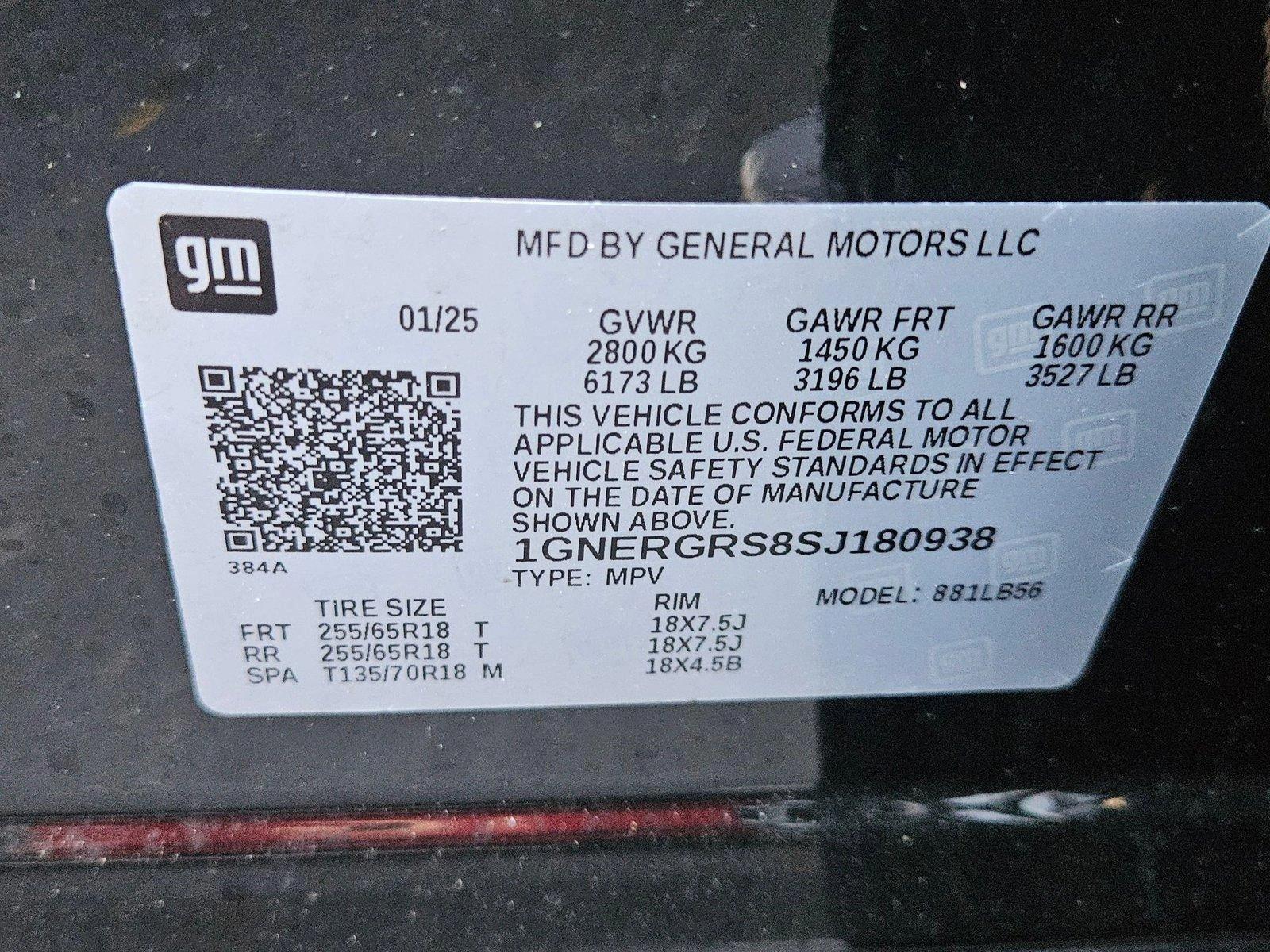 2025 Chevrolet Traverse Vehicle Photo in GREENACRES, FL 33463-3207