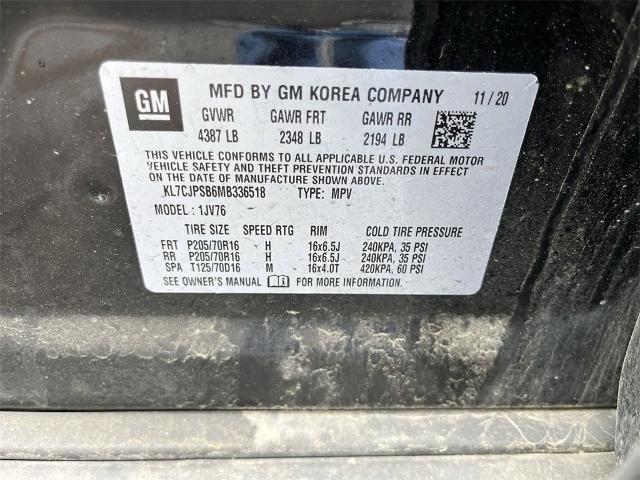2021 Chevrolet Trax Vehicle Photo in TULLY, NY 13159-3159