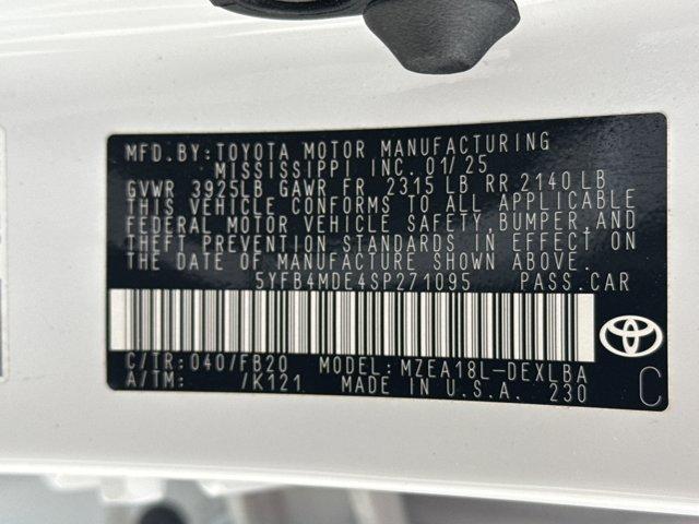 2025 Toyota Corolla Vehicle Photo in Charlotte, NC 28273