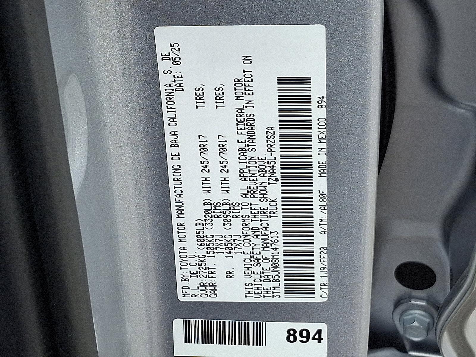 2025 Toyota Tacoma 4WD Vehicle Photo in Trevose, PA 19053
