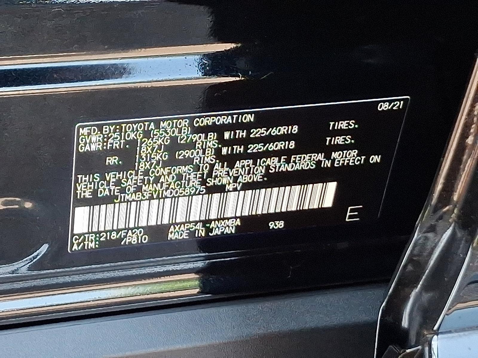 2021 Toyota RAV4 Prime Vehicle Photo in Trevose, PA 19053