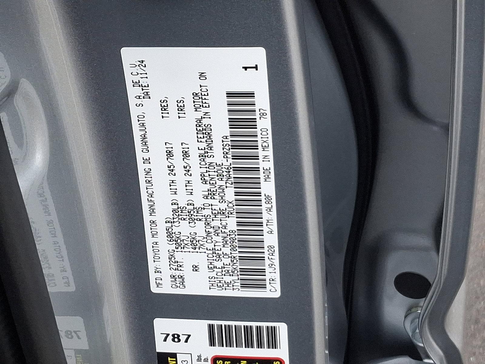 2024 Toyota Tacoma 4WD Vehicle Photo in Trevose, PA 19053