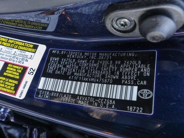 2021 Toyota Camry Vehicle Photo in HOMOSASSA, FL 34448-1461